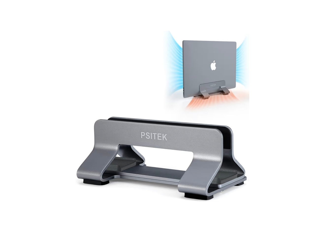 Aluminum Vertical Laptop Stand Dock Holder