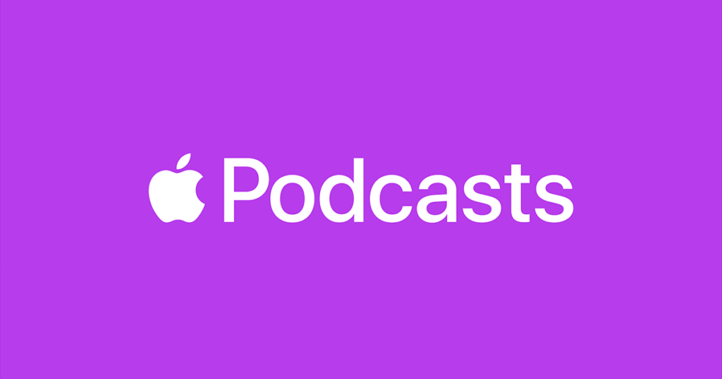 Imagen promocional oficial de Apple Podcasts utilizada para ilustrar la noticia sobre Huxe; no representa una función anunciada